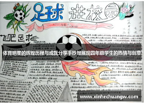 体育明星的辉煌历程与成就分享手抄报展现四年级学生的热情与创意